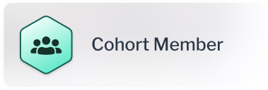 Cohort member badge